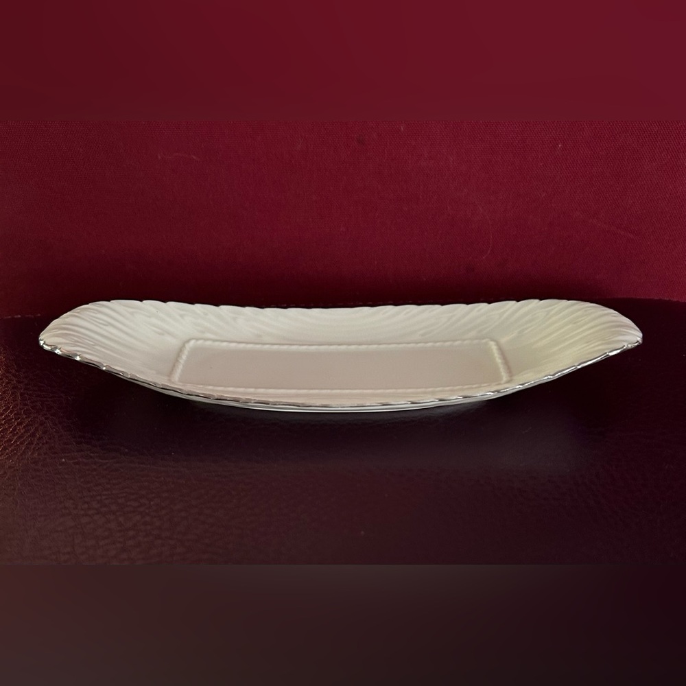 Lenox butter dish